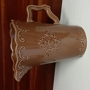 Sweet Olive Designs Brown Pitcher Fancy Scroll